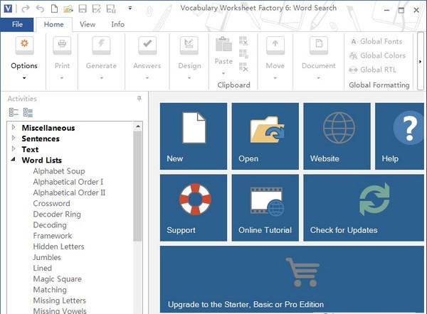 Vocabulary Worksheet Factory(词汇表生成软件)
