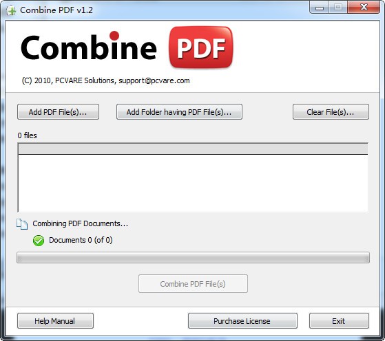 Combine PDF(PDF文档合并工具)
