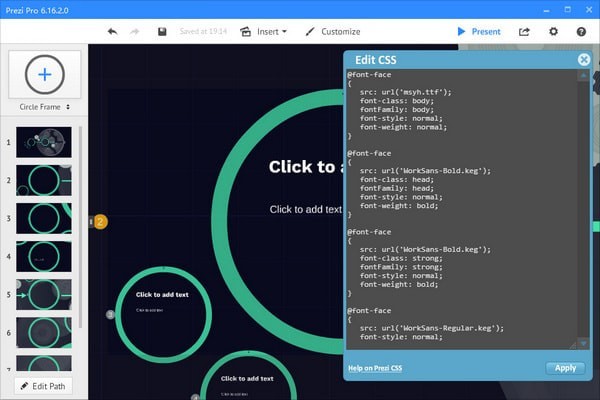 Prezi Pro(云端文稿演示软件)