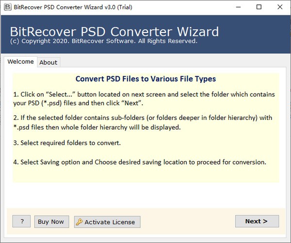 BitRecover PSD Converter Wizard(PSD转换器)
