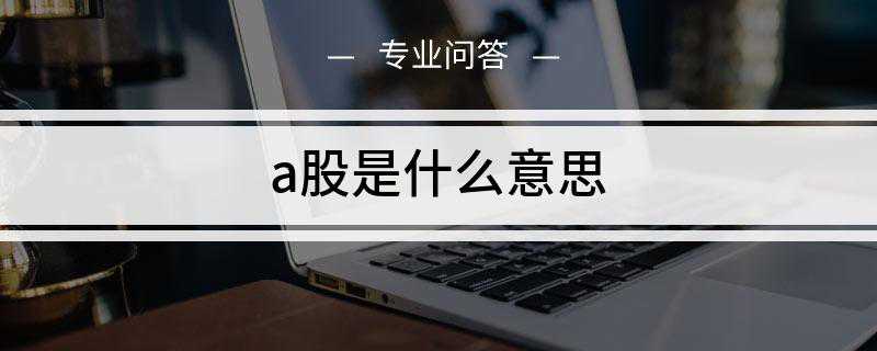 a股是什么意思