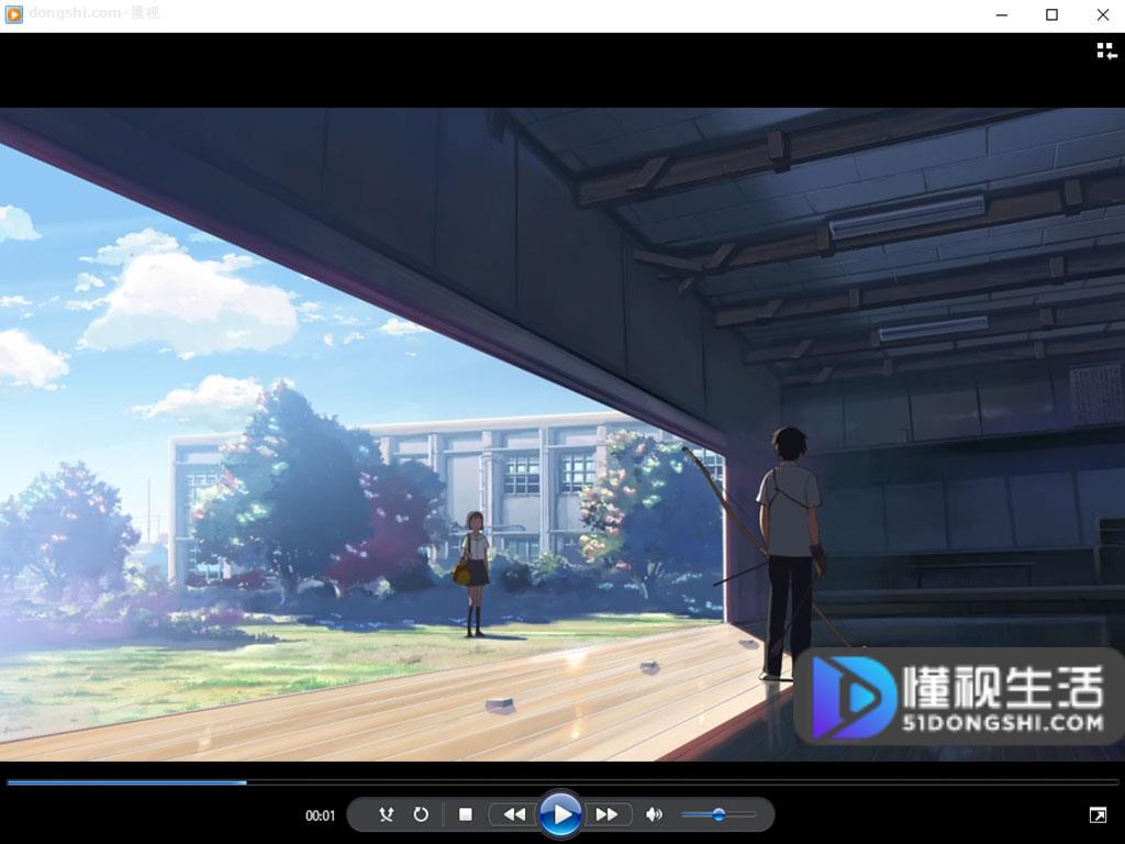 在Windows Media Player播放的WMV文件