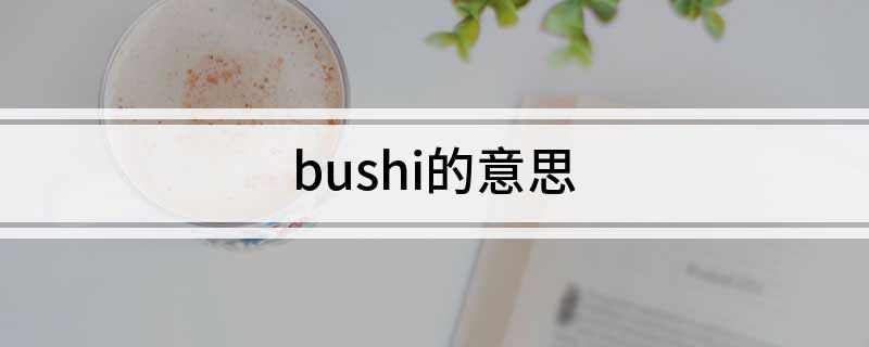 bushi的意思