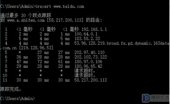 linux tracert命令