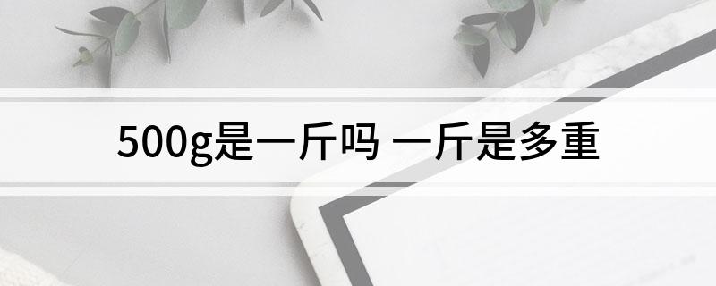 500g是一斤吗 一斤是多重