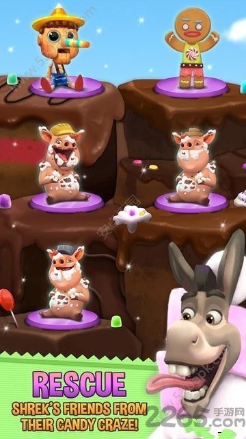 怪物史莱克的糖果屋中文版(shreksugarfever) v0.5.1 安卓汉化版 3