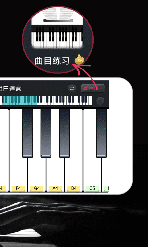 模拟钢琴手机版(magic piano keyboard) v25.5.32 安卓免费版 4