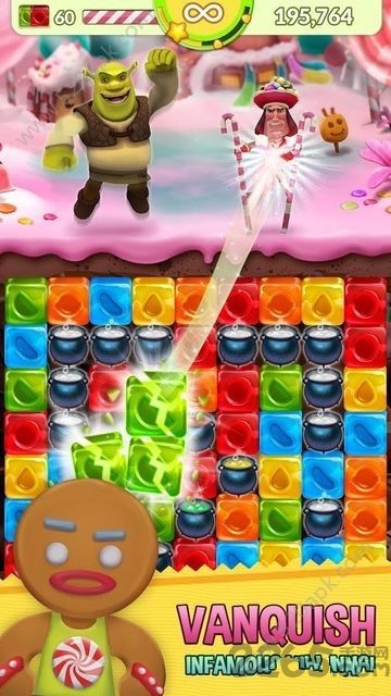 怪物史莱克的糖果屋中文版(shreksugarfever) v0.5.1 安卓汉化版 2
