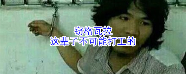 窃格瓦拉这辈子不可能打工的什么意思_周某这辈子不可能打工的梗