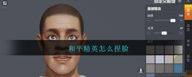 和平精英怎么捏脸_和平精英捏脸代码大全