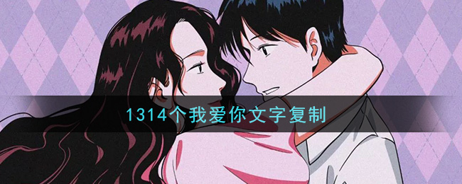 1314个我爱你文字复制带数字_1314个我爱你文字复制粘贴竖的