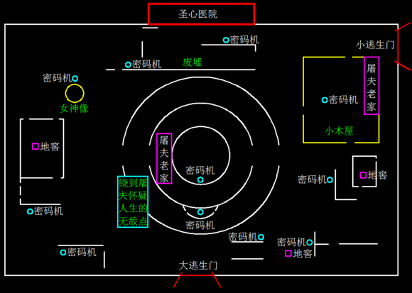 《第五人格》地图平面图大全