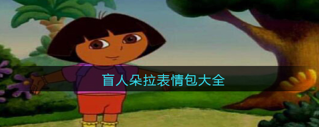 盲人朵拉表情包大全_盲人朵拉搞笑图片下载