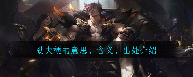劲夫梗的意思、含义、出处介绍