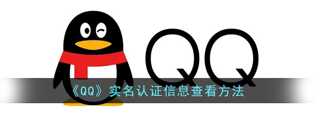 怎么查询qq实名认证信息_qq实名认证信息查看方法