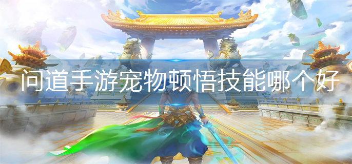 问道手游宠物顿悟技能哪个好_宠物顿悟技能推荐