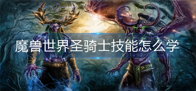 魔兽世界圣骑士技能怎么学_圣骑士技能学习攻略