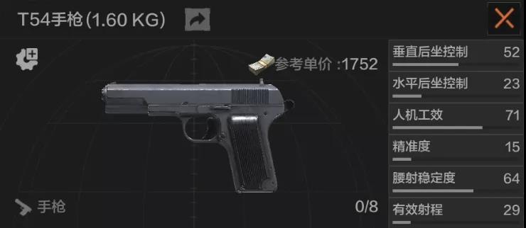 暗区突围T54怎么样-T54手枪介绍