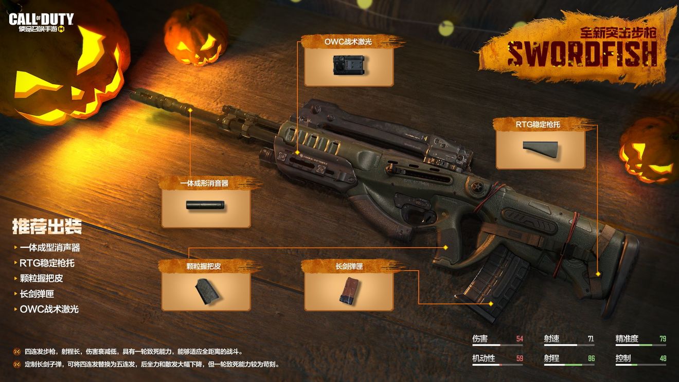 使命召唤手游Swordfish怎么样-Swordfish突击步枪原型介绍