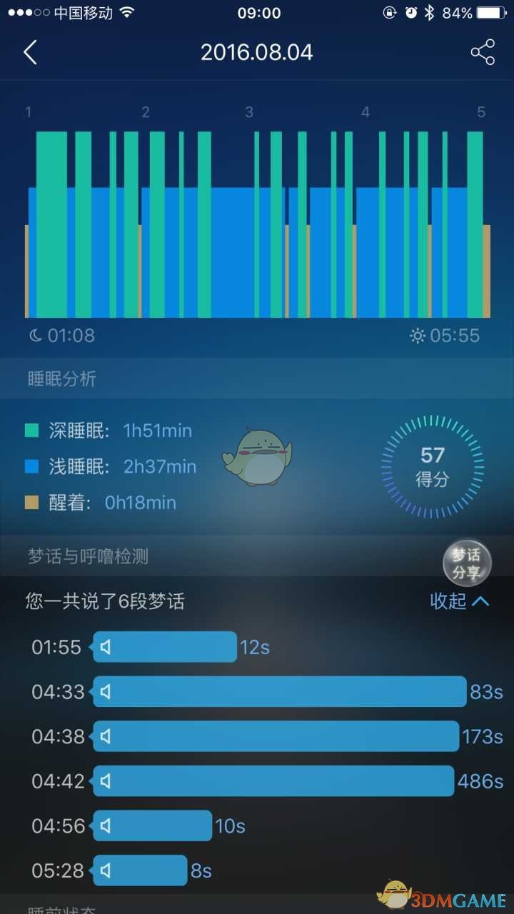 《蜗牛睡眠》检测深睡和浅睡原理介绍
