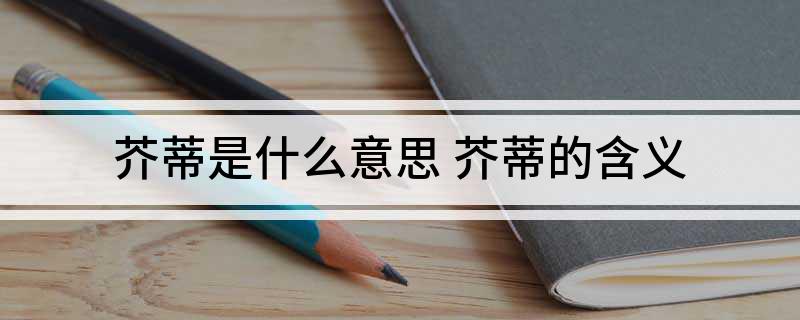 芥蒂是什么意思 芥蒂的含义