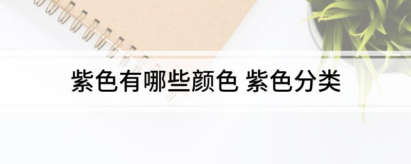 紫色有哪些颜色 紫色分类