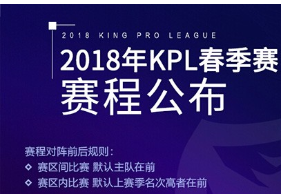 　　王者荣耀2018kpl春季赛赛制有哪些变化_2018kpl春季赛赛制解析