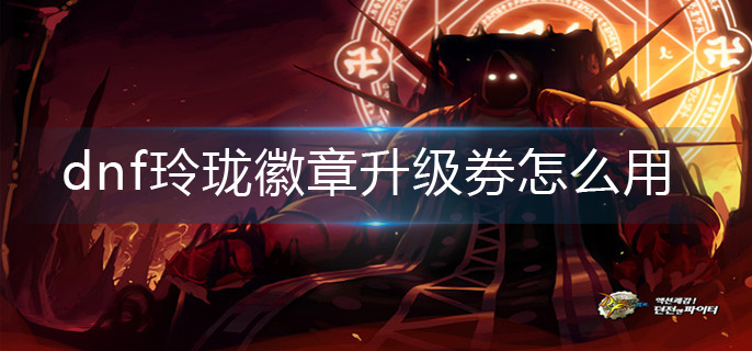 dnf玲珑徽章升级券怎么用_玲珑徽章升级券使用方法