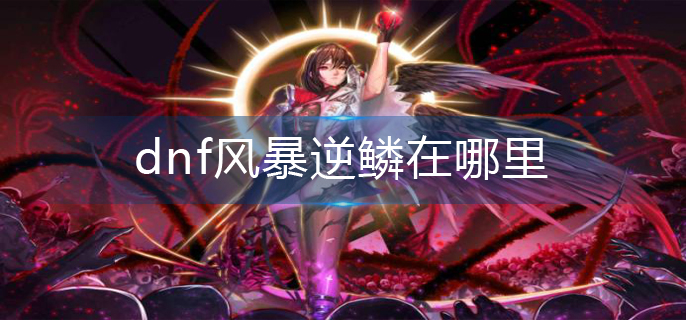 dnf风暴逆鳞在哪里_风暴逆鳞位置分享