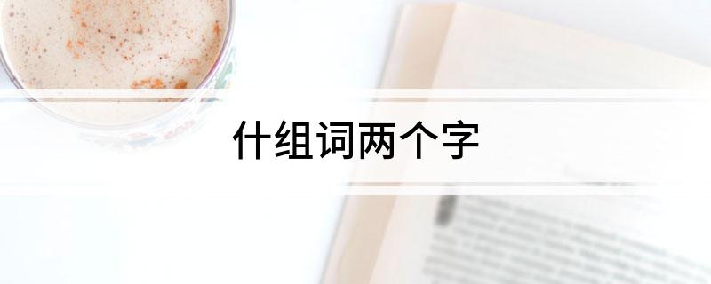 什组词两个字