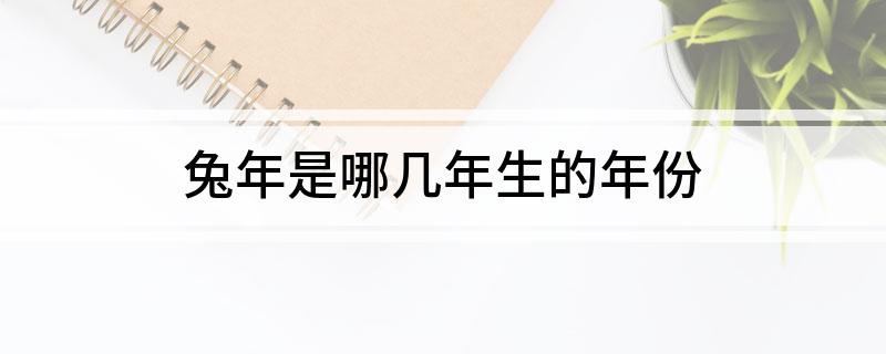 兔年是哪几年生的年份