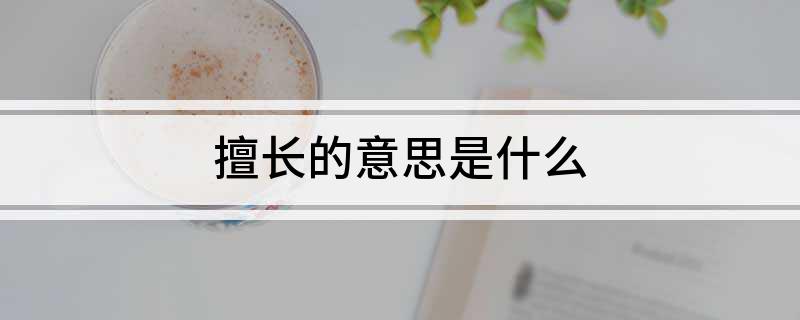 擅长的意思是什么