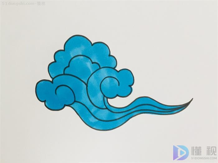 祥云怎么画 祥云简笔画教程