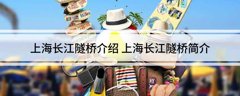 上海长江隧桥介绍 上海长江隧桥简介