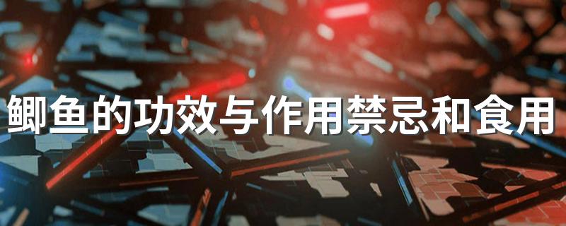 鲫鱼的功效与作用禁忌和食用方法 鲫鱼禁忌人群与注意事项