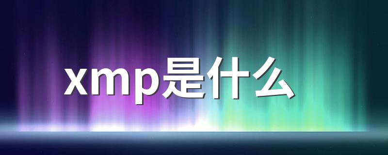 xmp是什么 xmp介绍