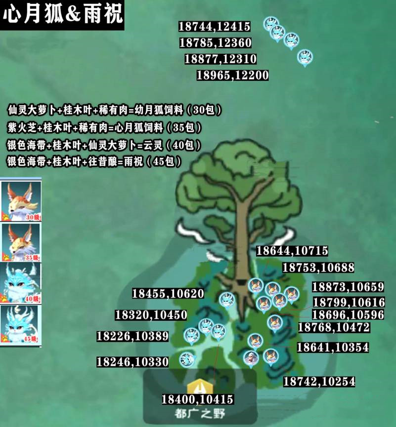 创造与魔法心月狐位置
