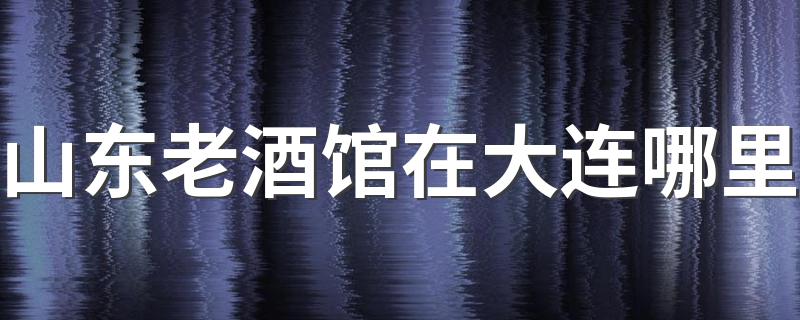 山东老酒馆在大连哪里 关于老酒馆的剧情简介