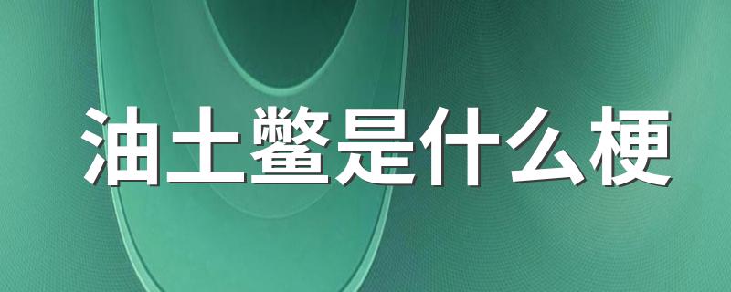 油土鳖是什么梗 网路语油土鳖的意思是神