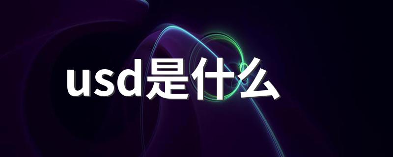 usd是什么 USD是什么意思