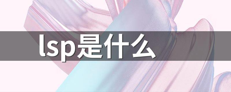 lsp是什么 网络语lsp是什么意思