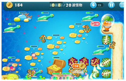 保卫萝卜深海11关怎么过_保卫萝卜深海11关通关方法