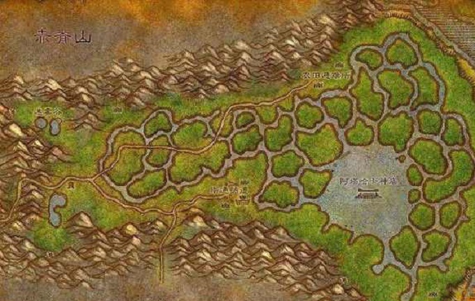 魔兽世界怀旧服悲伤沼泽在哪