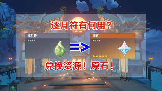 原神逐月符有什么用