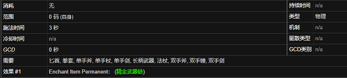 魔兽世界精金武器链有什么用,魔兽世界精金武器链作用解析