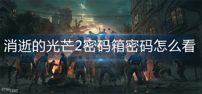 消逝的光芒2密码箱密码怎么看_密码箱密码大全