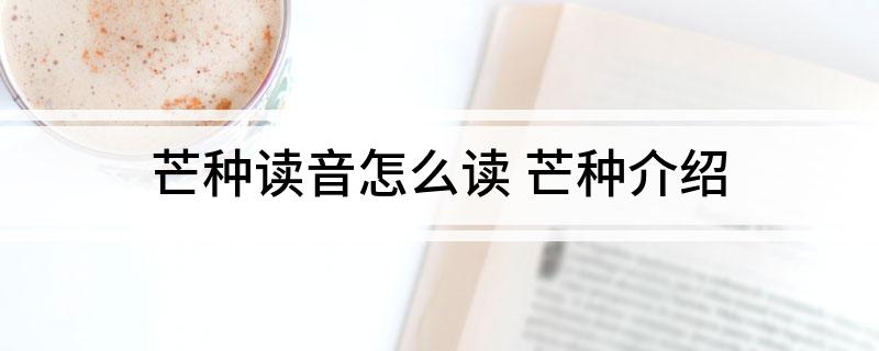 芒种读音怎么读 芒种介绍