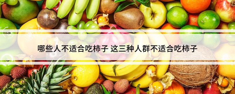 哪些人不适合吃柿子 这三种人群不适合吃柿子