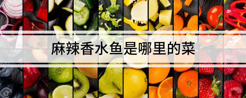 麻辣香水鱼是哪里的菜 麻辣香水鱼是哪个地方的