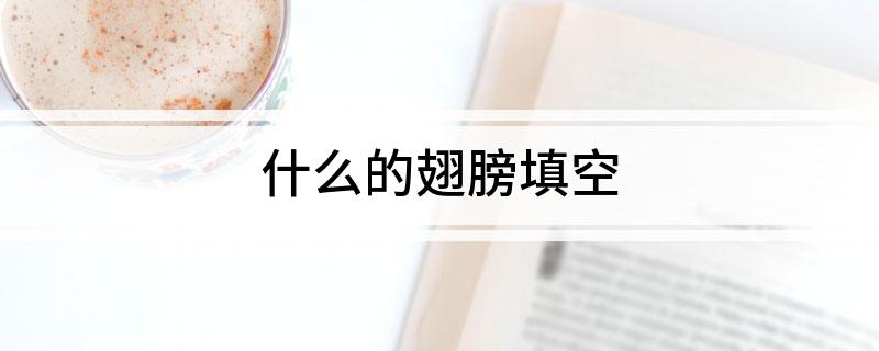 什么的翅膀填空